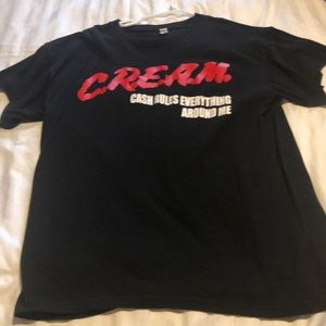 CREAM T SHIRT. WUTANG